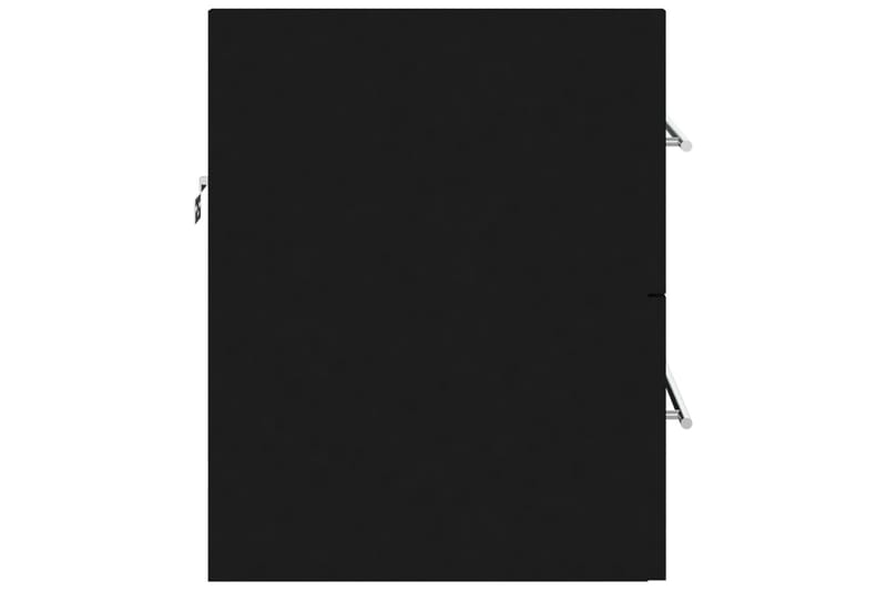 Allaskaappi musta 60x38,5x48 cm lastulevy - Musta - Talo & remontointi - Keittiö & kylpyhuone - Kylpyhuone - Kylpyhuonekalusteet - Allaskaappi