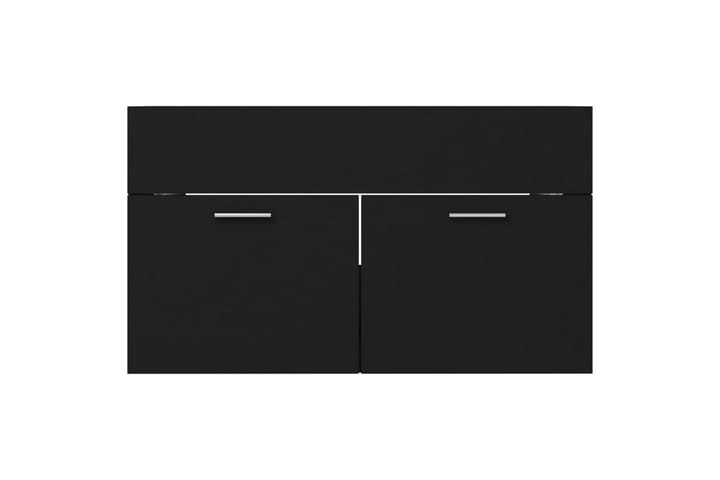 Allaskaappi musta 80x38,5x46 cm lastulevy - Musta - Allaskaappi