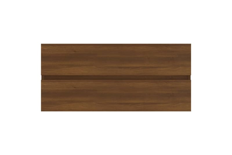 Allaskaappi ruskea tammi 100x38,5x45 cm tekninen puu - Ruskea - Talo & remontointi - Keittiö & kylpyhuone - Kylpyhuone - Kylpyhuonekalusteet - Allaskaappi