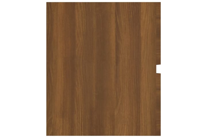 Allaskaappi ruskea tammi 100x38,5x45 cm tekninen puu - Ruskea - Allaskaappi
