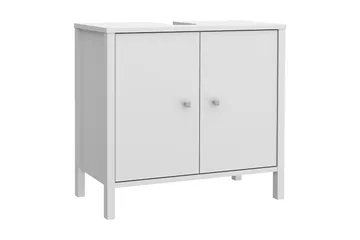 Allaskaappi Samkov 35x64 cm 2 kaappia - Valkoinen - Talo & remontointi - Keittiö & kylpyhuone - Kylpyhuone - Kylpyhuonekalusteet - Allaskaappi
