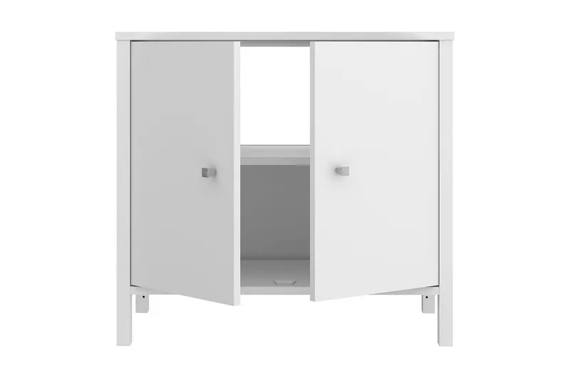 Allaskaappi Samkov 35x64 cm 2 kaappia - Valkoinen - Talo & remontointi - Keittiö & kylpyhuone - Kylpyhuone - Kylpyhuonekalusteet - Allaskaappi