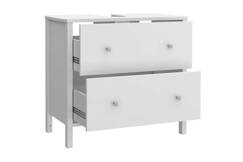 Allaskaappi Samkov 35x64 cm 2 laatikkoa - Valkoinen - Talo & remontointi - Keittiö & kylpyhuone - Kylpyhuone - Kylpyhuonekalusteet - Allaskaappi