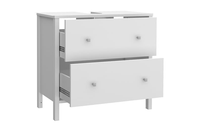 Allaskaappi Samkov 35x64 cm 2 laatikkoa - Valkoinen - Talo & remontointi - Keittiö & kylpyhuone - Kylpyhuone - Kylpyhuonekalusteet - Allaskaappi