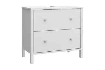 Allaskaappi Samkov 35x64 cm 2 laatikkoa - Valkoinen - Talo & remontointi - Keittiö & kylpyhuone - Kylpyhuone - Kylpyhuonekalusteet - Allaskaappi