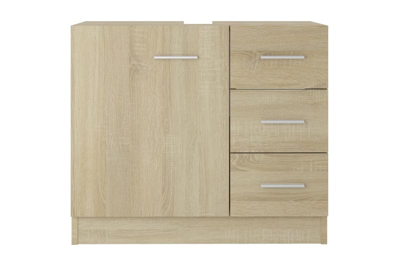 Allaskaappi Sonoma tammi 63x30x54 cm lastulevy - Ruskea - Talo & remontointi - Keittiö & kylpyhuone - Kylpyhuone - Kylpyhuonekalusteet - Allaskaappi