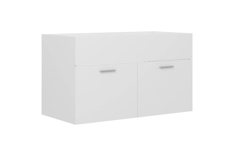 Allaskaappi valkoinen 80x38,5x46 cm lastulevy - Valkoinen - Talo & remontointi - Keittiö & kylpyhuone - Kylpyhuone - Kylpyhuonekalusteet - Allaskaappi