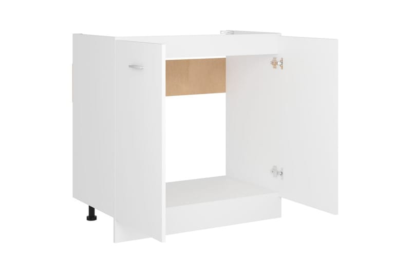 Allaskaappi valkoinen 80x46x81,5 cm lastulevy - Valkoinen - Talo & remontointi - Keittiö & kylpyhuone - Kylpyhuone - Kylpyhuonekalusteet - Allaskaappi
