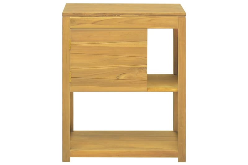 Kylpyhuoneen kaappi 60x40x75 cm täysi tiikki - Ruskea - Talo & remontointi - Keittiö & kylpyhuone - Kylpyhuone - Kylpyhuonekalusteet - Allaskaappi