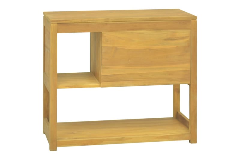 Kylpyhuoneen kaappi 85x40x75 cm täysi tiikki - Ruskea - Talo & remontointi - Keittiö & kylpyhuone - Kylpyhuone - Kylpyhuonekalusteet - Allaskaappi