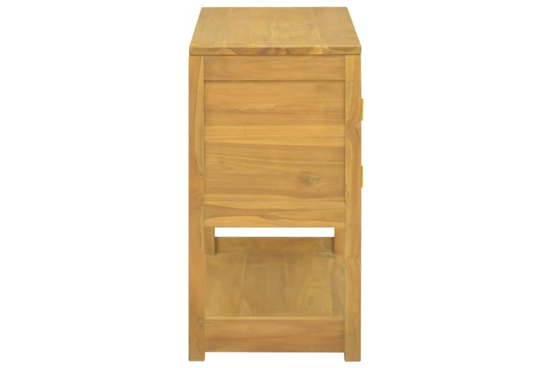 Kylpyhuoneen kaappi 85x40x75 cm täysi tiikki - Ruskea - Talo & remontointi - Keittiö & kylpyhuone - Kylpyhuone - Kylpyhuonekalusteet - Allaskaappi