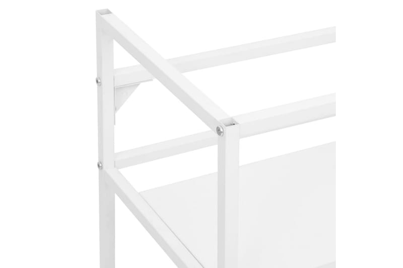Kylpyhuoneen pesualtaan kehys valkoinen 79x38x83 cm rauta - Valkoinen - Talo & remontointi - Keittiö & kylpyhuone - Kylpyhuone - Kylpyhuonekalusteet - Allaskaappi