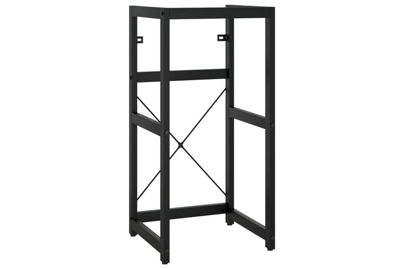 Kylpyhuoneen pesualtaan kehys musta 40x38x83 cm rauta - Musta - Talo & remontointi - Keittiö & kylpyhuone - Kylpyhuone - Kylpyhuonekalusteet - Allaskaappi