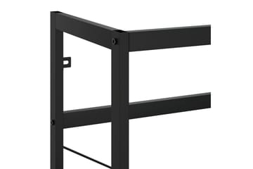 Kylpyhuoneen pesualtaan kehys musta 79x38x83 cm rauta - Musta - Talo & remontointi - Keittiö & kylpyhuone - Kylpyhuone - Kylpyhuonekalusteet - Allaskaappi