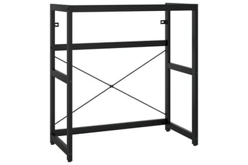 Kylpyhuoneen pesualtaan kehys musta 79x38x83 cm rauta - Musta - Talo & remontointi - Keittiö & kylpyhuone - Kylpyhuone - Kylpyhuonekalusteet - Allaskaappi