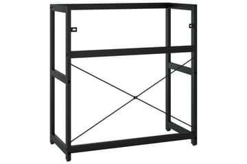Kylpyhuoneen pesualtaan kehys musta 79x38x83 cm rauta - Musta - Talo & remontointi - Keittiö & kylpyhuone - Kylpyhuone - Kylpyhuonekalusteet - Allaskaappi