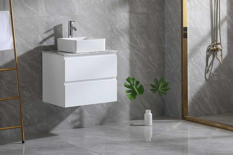 Pesuallaskaappi Bathlife Extas Valkoinen - MDF - Talo & remontointi - Keittiö & kylpyhuone - Kylpyhuone - Kylpyhuonekalusteet - Allaskaappi