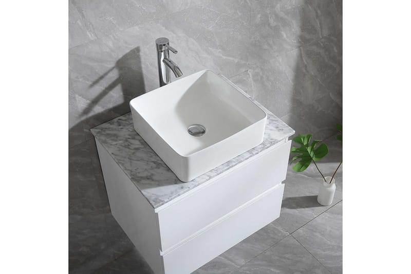 Pesuallaskaappi Bathlife Extas Valkoinen - MDF - Talo & remontointi - Keittiö & kylpyhuone - Kylpyhuone - Kylpyhuonekalusteet - Allaskaappi