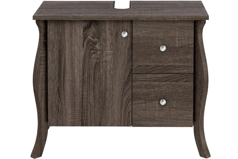 Pesuallaskaappi Leifiana - Tummanruskea - Talo & remontointi - Keittiö & kylpyhuone - Kylpyhuone - Kylpyhuonekalusteet - Allaskaappi