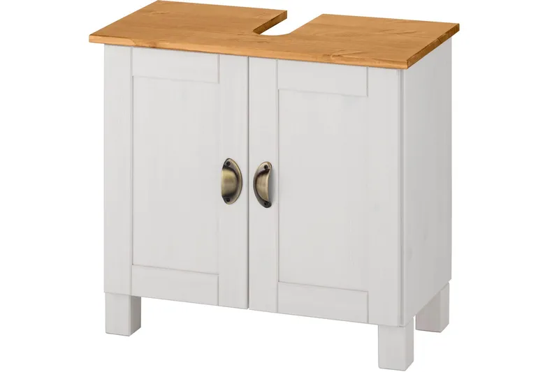 Pesuallaskaappi Mohaklina, Valkoinen/Ruskea