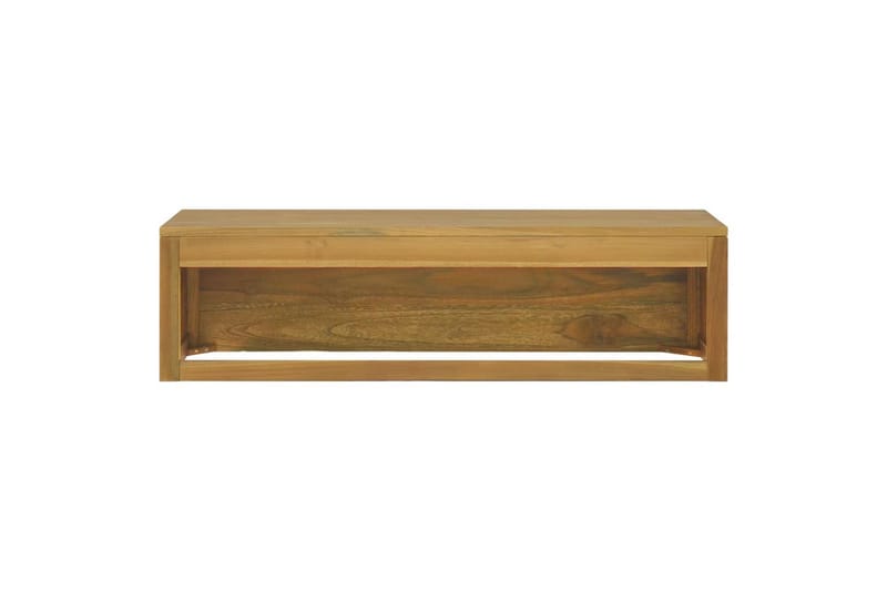 Seinäkiinnitettävä kylpyhuoneen kaappi 110x45x30cm täysi tii - Ruskea - Talo & remontointi - Keittiö & kylpyhuone - Kylpyhuone - Kylpyhuonekalusteet - Allaskaappi