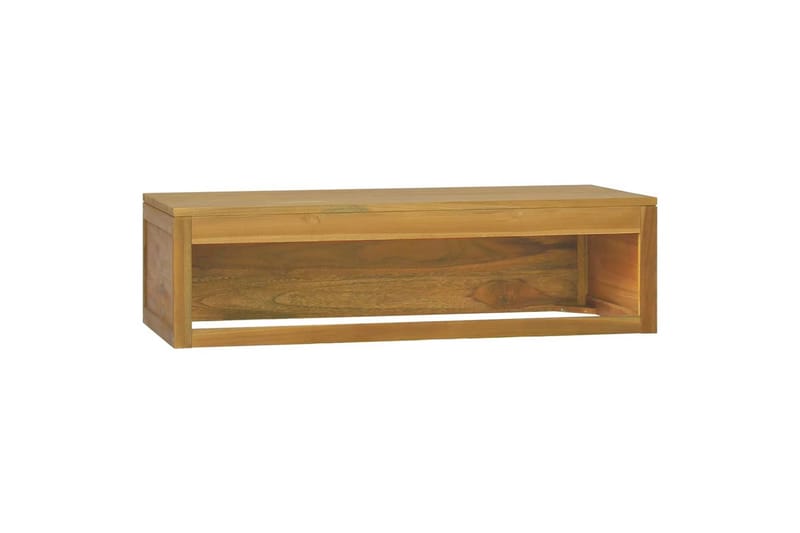 Seinäkiinnitettävä kylpyhuoneen kaappi 110x45x30cm täysi tii - Ruskea - Talo & remontointi - Keittiö & kylpyhuone - Kylpyhuone - Kylpyhuonekalusteet - Allaskaappi