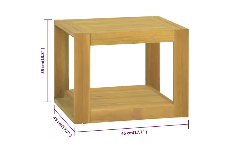 Seinäkiinnitettävä kylpyhuoneen kaappi 45x45x35 cm täysi tii - Ruskea - Talo & remontointi - Keittiö & kylpyhuone - Kylpyhuone - Kylpyhuonekalusteet - Allaskaappi