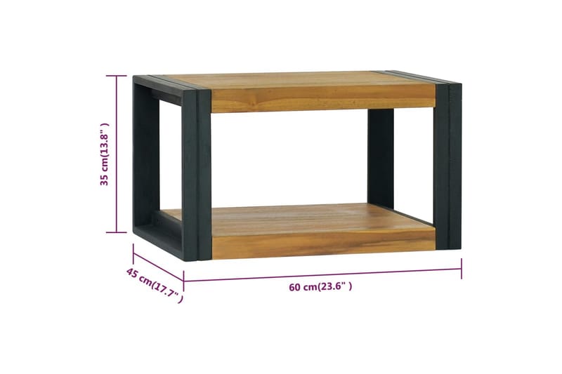 Seinäkiinnitettävä kylpyhuoneen kaappi 60x45x35 cm täysi tii - Ruskea - Talo & remontointi - Keittiö & kylpyhuone - Kylpyhuone - Kylpyhuonekalusteet - Allaskaappi