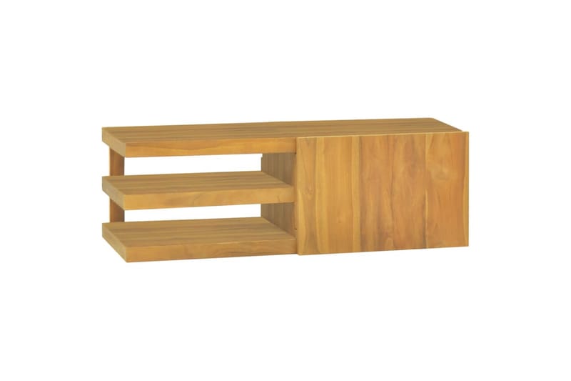 Seinäkiinnitettävä kylpyhuoneen kaappi 90x40x30 cm täysi tii - Ruskea - Talo & remontointi - Keittiö & kylpyhuone - Kylpyhuone - Kylpyhuonekalusteet - Allaskaappi
