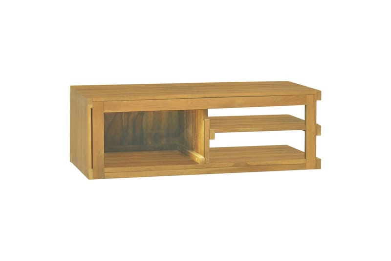 Seinäkiinnitettävä kylpyhuoneen kaappi 90x40x30 cm täysi tii - Ruskea - Talo & remontointi - Keittiö & kylpyhuone - Kylpyhuone - Kylpyhuonekalusteet - Allaskaappi