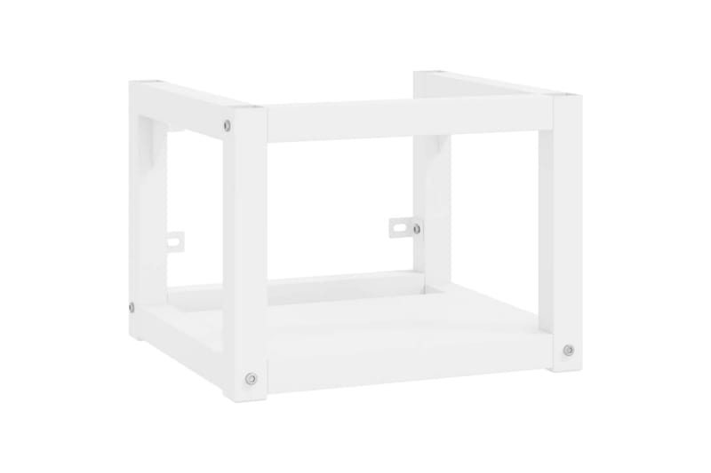 Seinäkiinnitettävä pesualtaan kehys valkoinen 40x38x31 cm ra - Valkoinen - Talo & remontointi - Keittiö & kylpyhuone - Kylpyhuone - Kylpyhuonekalusteet - Allaskaappi