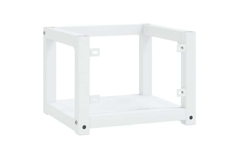 Seinäkiinnitettävä pesualtaan kehys valkoinen 40x38x31 cm ra - Valkoinen - Talo & remontointi - Keittiö & kylpyhuone - Kylpyhuone - Kylpyhuonekalusteet - Allaskaappi