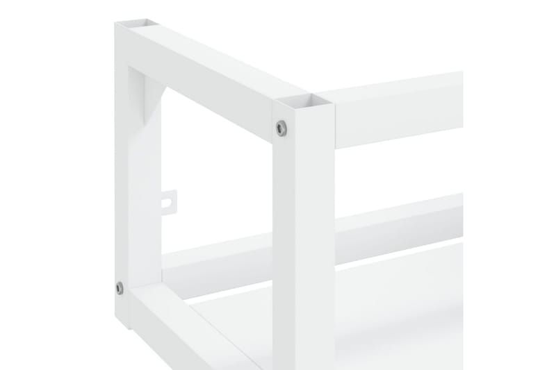 Seinäkiinnitettävä pesualtaan kehys valkoinen 79x38x31 cm ra - Valkoinen - Talo & remontointi - Keittiö & kylpyhuone - Kylpyhuone - Kylpyhuonekalusteet - Allaskaappi