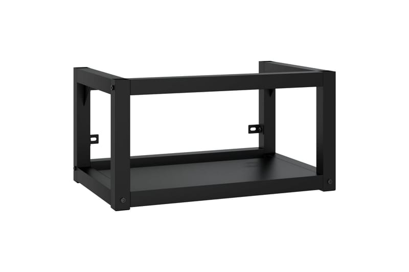 Seinäkiinnitettävä pesualtaan kehys 59x38x31 cm rauta - Musta - Talo & remontointi - Keittiö & kylpyhuone - Kylpyhuone - Kylpyhuonekalusteet - Allaskaappi