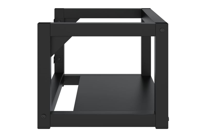 Seinäkiinnitettävä pesualtaan kehys 59x38x31 cm rauta - Musta - Talo & remontointi - Keittiö & kylpyhuone - Kylpyhuone - Kylpyhuonekalusteet - Allaskaappi