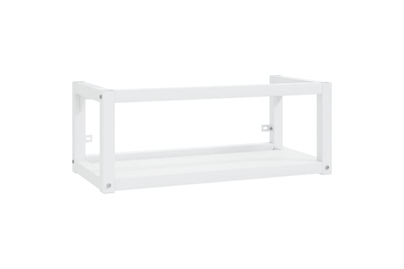 Seinäkiinnitettävä pesualtaan kehys valkoinen 79x38x31 cm ra - Valkoinen - Talo & remontointi - Keittiö & kylpyhuone - Kylpyhuone - Kylpyhuonekalusteet - Allaskaappi