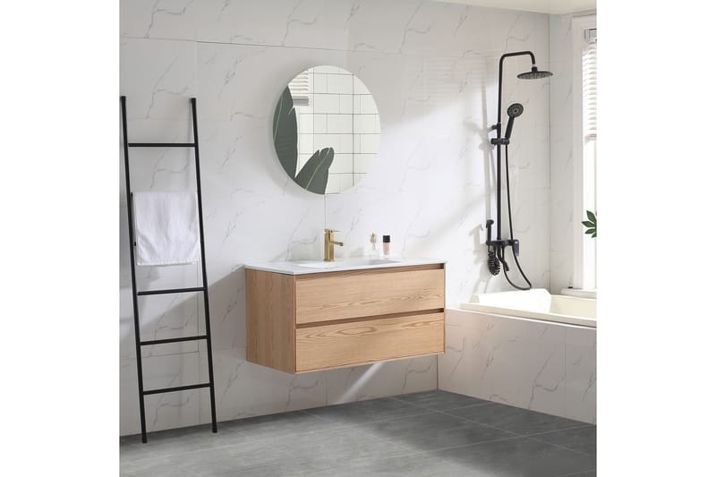 Tvättställsskåp Bathlife Ek - Talo & remontointi - Keittiö & kylpyhuone - Kylpyhuone - Kylpyhuonekalusteet - Allaskaappi