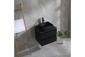 Tvättställsskåp Bathlife Svart - Talo & remontointi - Keittiö & kylpyhuone - Kylpyhuone - Kylpyhuonekalusteet - Allaskaappi