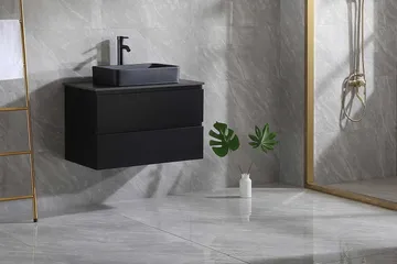 Tvättställsskåp Bathlife Svart - Talo & remontointi - Keittiö & kylpyhuone - Kylpyhuone - Kylpyhuonekalusteet - Allaskaappi