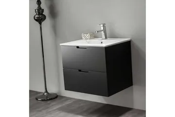 Tvättställsskåp Bathlife Svart - Talo & remontointi - Keittiö & kylpyhuone - Kylpyhuone - Kylpyhuonekalusteet - Allaskaappi