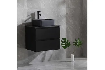 Tvättställsskåp Bathlife Svart - Talo & remontointi - Keittiö & kylpyhuone - Kylpyhuone - Kylpyhuonekalusteet - Allaskaappi
