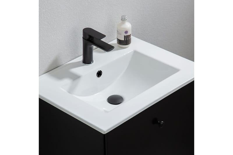 Tvättställsskåp Bathlife Svart - Talo & remontointi - Keittiö & kylpyhuone - Kylpyhuone - Kylpyhuonekalusteet - Allaskaappi
