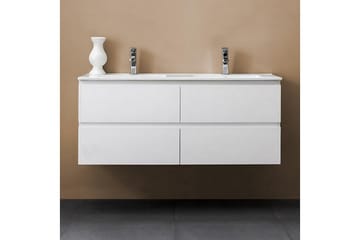 Tvättställsskåp Bathlife Vit - Talo & remontointi - Keittiö & kylpyhuone - Kylpyhuone - Kylpyhuonekalusteet - Allaskaappi