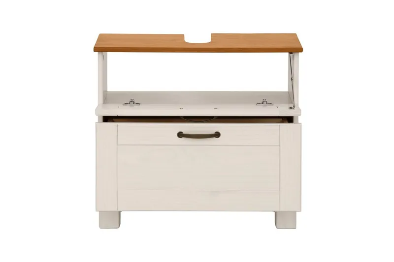 Allaskaappi Alby 1 laatikko, Valkoinen/Hunaja - 1 laatikko, Valkoinen/Hunaja - Talo & remontointi - Keittiö & kylpyhuone - Kylpyhuone - Kylpyhuonekalusteet - Kylpyhuonekaapit