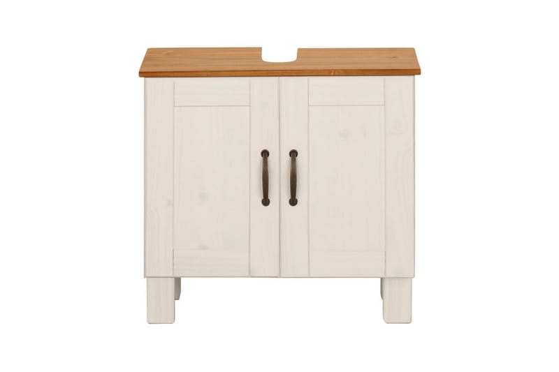 Allaskaappi Alby 2 laatikkoa, Valkoinen/Hunaja - 2 laatikkoa, Valkoinen/Hunaja - Talo & remontointi - Keittiö & kylpyhuone - Kylpyhuone - Kylpyhuonekalusteet - Kylpyhuonekaapit