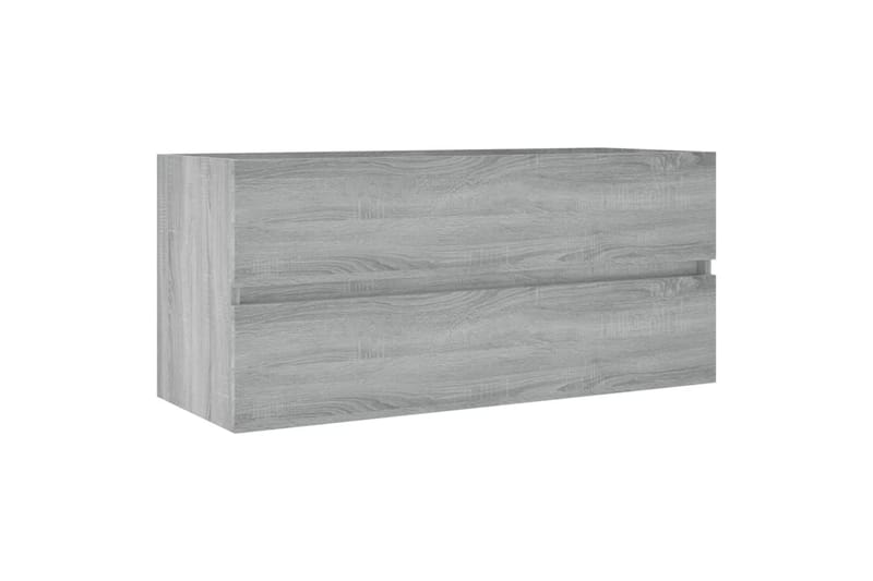 Allaskaappi harmaa Sonoma 100x38,5x45 cm tekninen puu - Harmaa - Talo & remontointi - Keittiö & kylpyhuone - Kylpyhuone - Kylpyhuonekalusteet - Allaskaappi