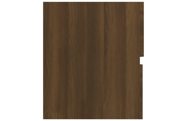 Allaskaappi ruskea tammi 80x38,5x45 cm tekninen puu - Ruskea - Allaskaappi