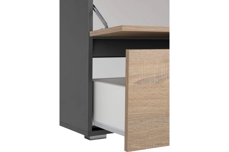 Allaskaappi Wisla 80x35x55 cm, Antrasiitti/Tammi - 80x35x55 cm, Antrasiitti/Tammi - Talo & remontointi - Keittiö & kylpyhuone - Kylpyhuone - Kylpyhuonekalusteet - Kylpyhuonekaapit