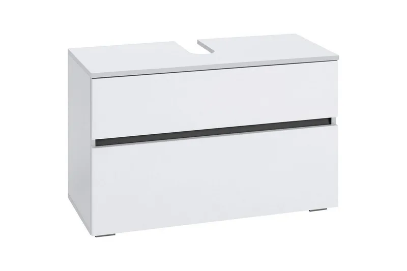 Allaskaappi Wisla 80x35x55 cm, Valkoinen, 80x35x55 cm, Valkoinen