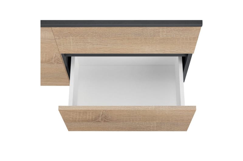 Allaskaappi Wisla 80x45x53 cm, Antrasiitti/Tammi - 80x45x53 cm, Antrasiitti/Tammi - Talo & remontointi - Keittiö & kylpyhuone - Kylpyhuone - Kylpyhuonekalusteet - Allaskaappi